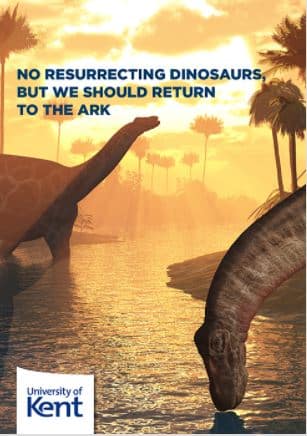 Read more about the article No resurrecting dinosaurs, but we should return to the Ark